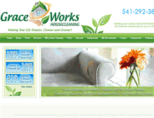 Tablet Screenshot of graceworkscleaning.com